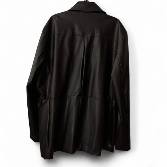 Neutral Zone Missy Dark Brown Leather Jacket - Picture 3 of 7